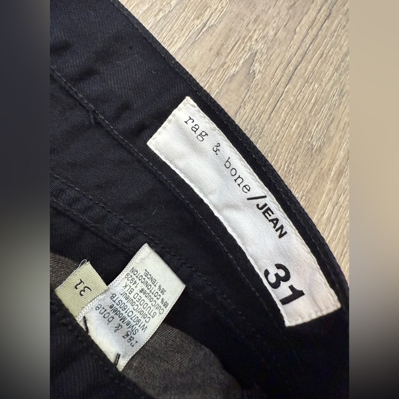 Rag & Bone Black Studded Distressed Cut off Shorts Size 31 - Picture 5 of 9